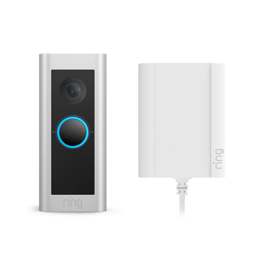 Videotimbre cableado Pro con enchufe (Anteriormente Video Doorbell Pro 2 con adaptador de enchufe)
