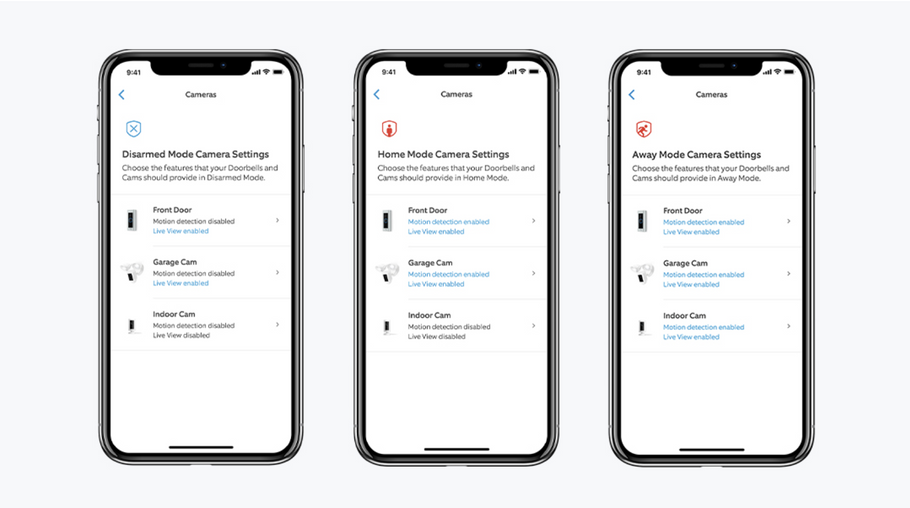 Las nuevas funciones facilitan el control de los dispositivos Ring con un solo clic en la aplicación
