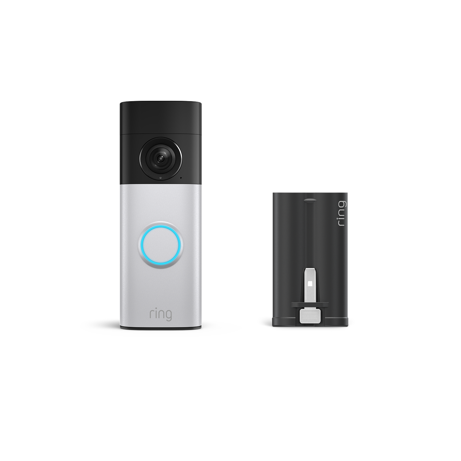   Níquel satinado:Battery Video Doorbell Plus (última gen.) + batería recargable ultra