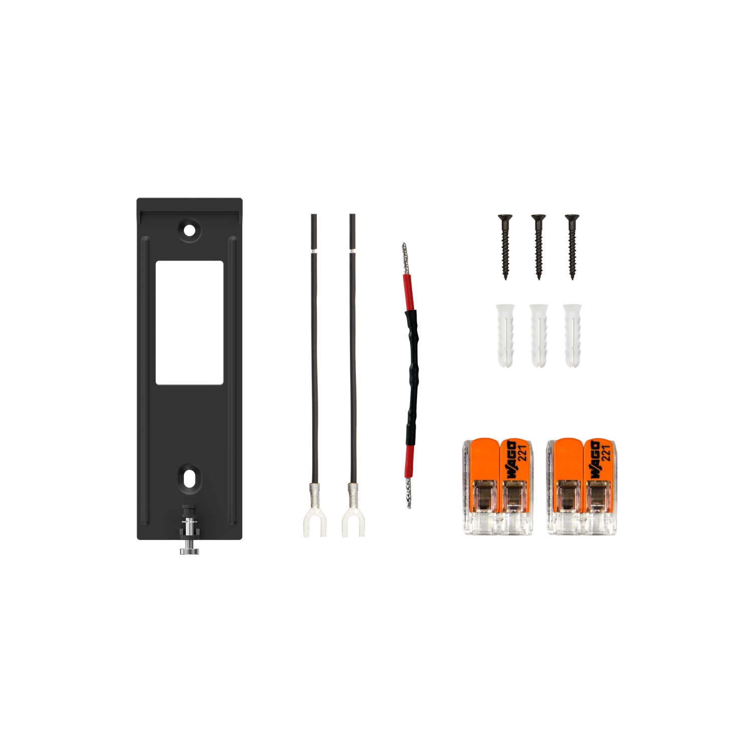Negro:Kit de piezas de repuesto (Wired Video Doorbell (2.ª gen.))