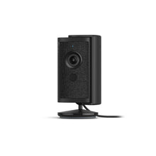 Negro:Indoor Cam 4K negra sobre fondo negro