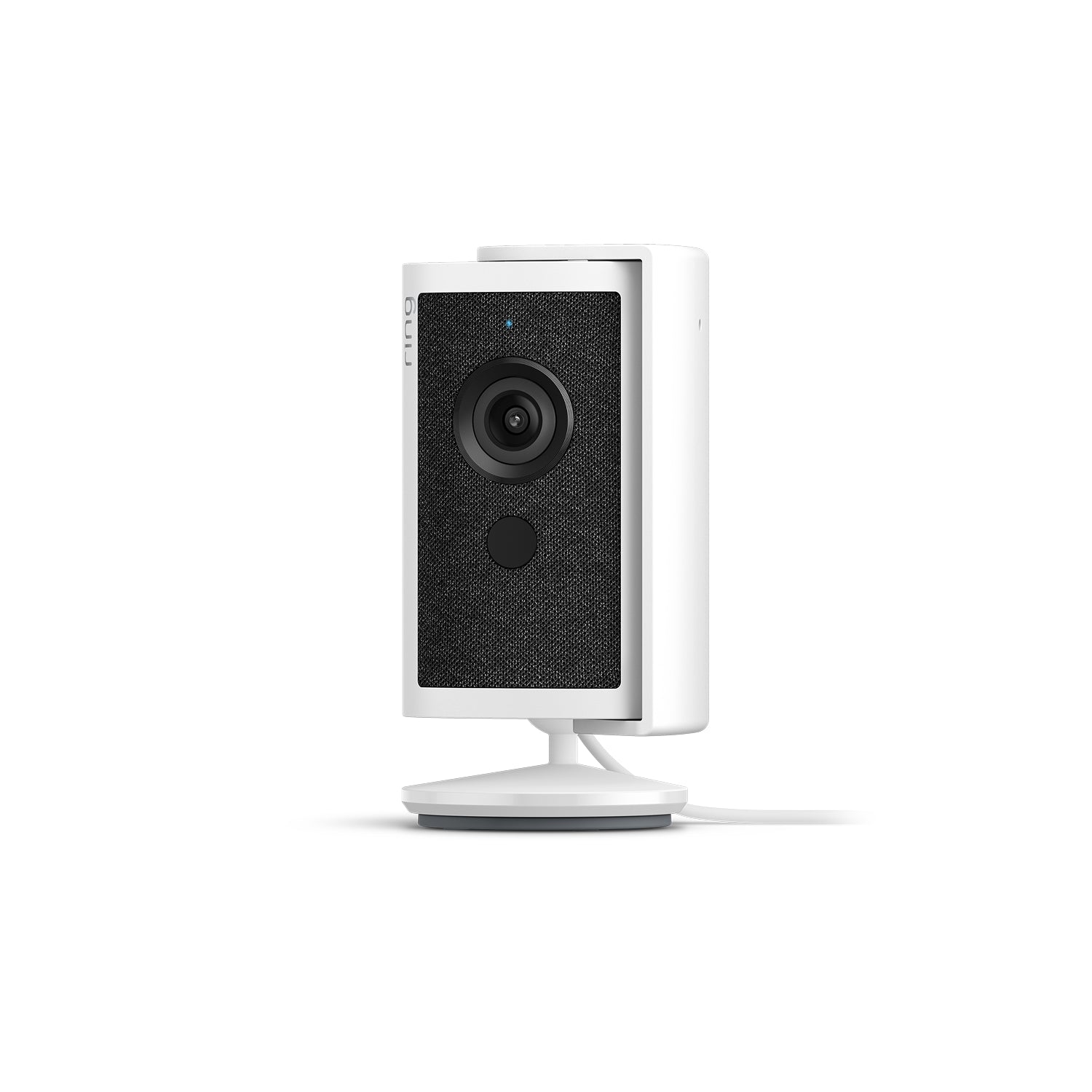 Blanco:Indoor Cam 4K blanca sobre fondo blanco