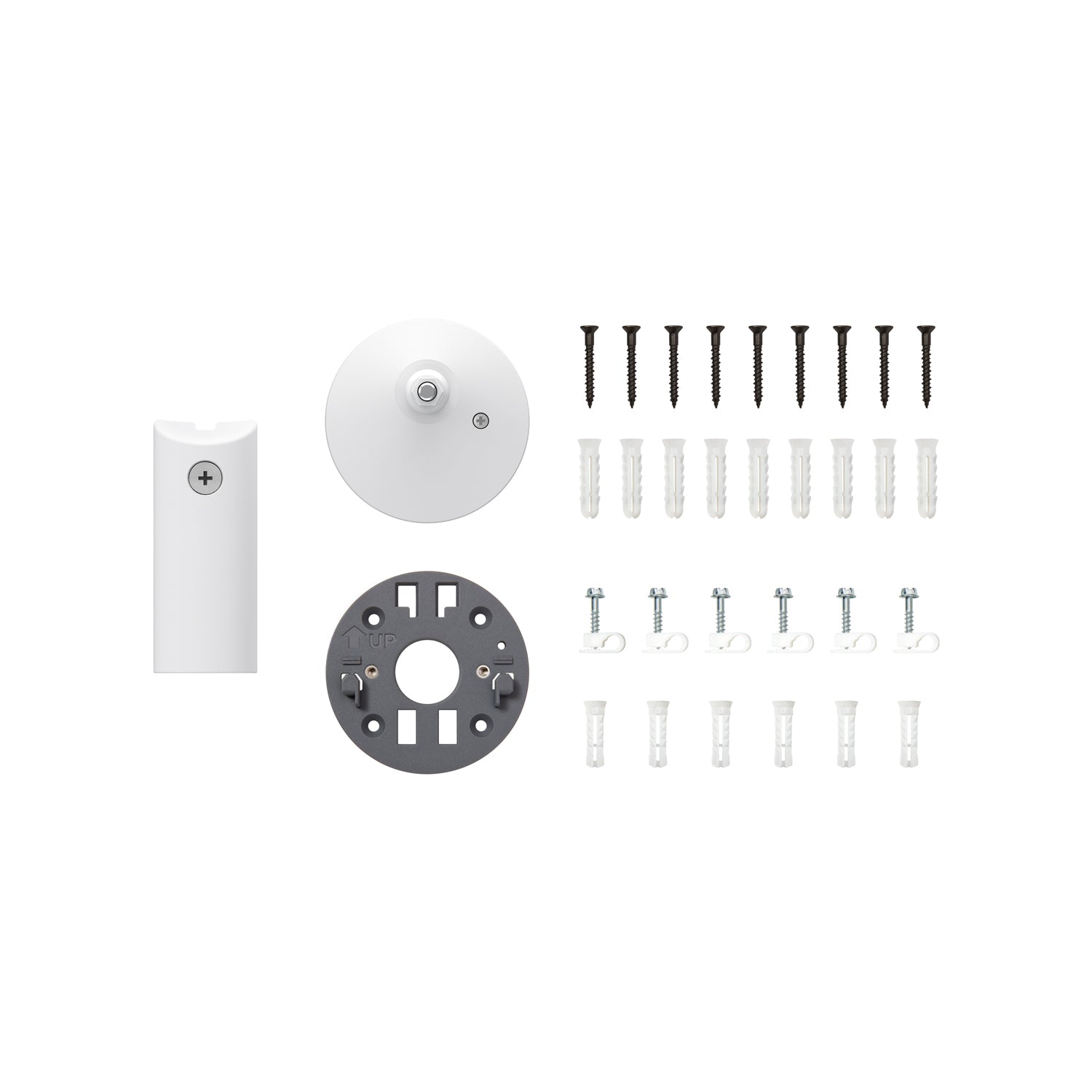 Blanco:Kit de piezas de repuesto (‌Outdoor Camera Pro Plug-in)