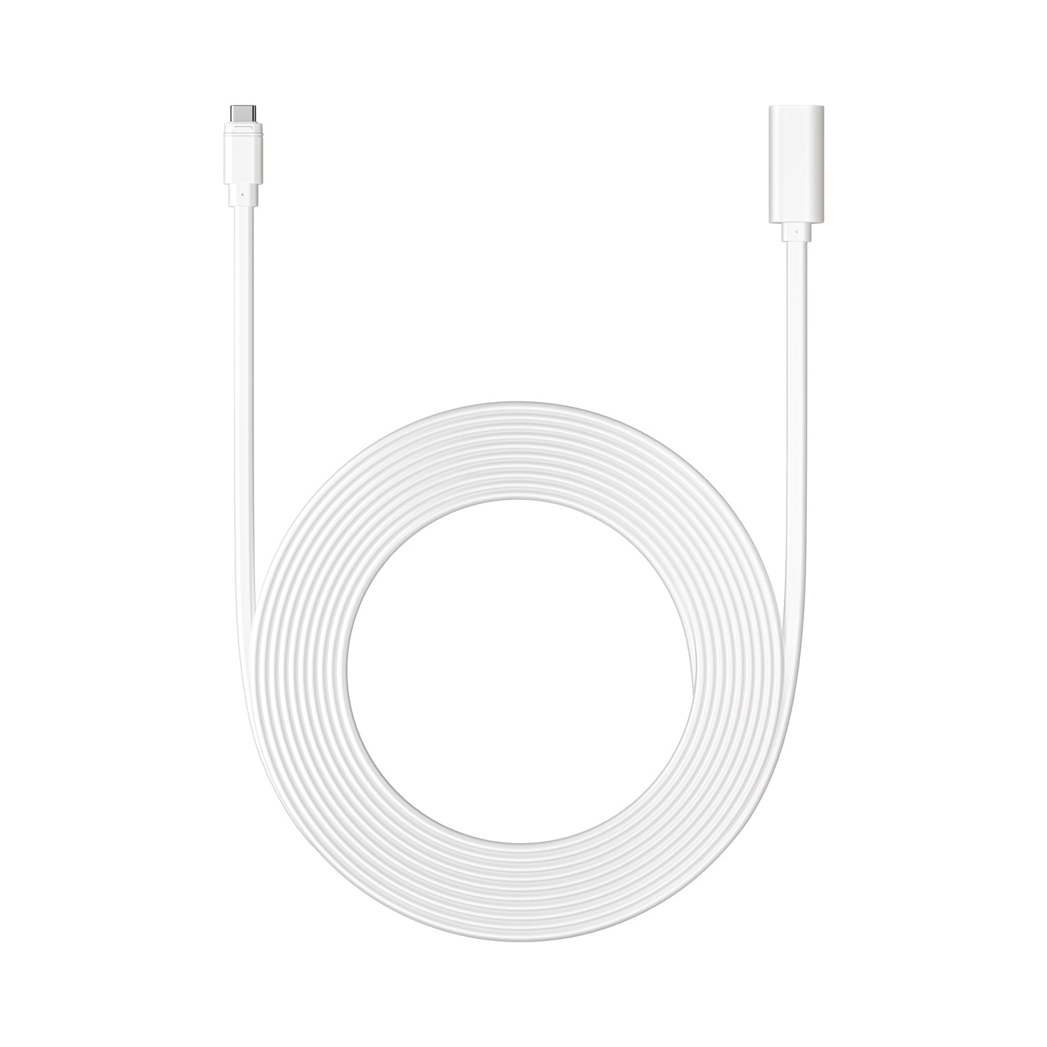 Blanco:Cable alargador USB-C de 3 m (Paneles solares USB-C, adaptador PoE+)