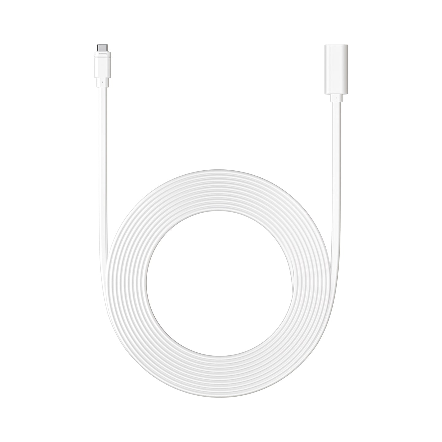Blanco:Cable alargador USB-C de 3 m (Paneles solares USB-C, adaptador PoE+)