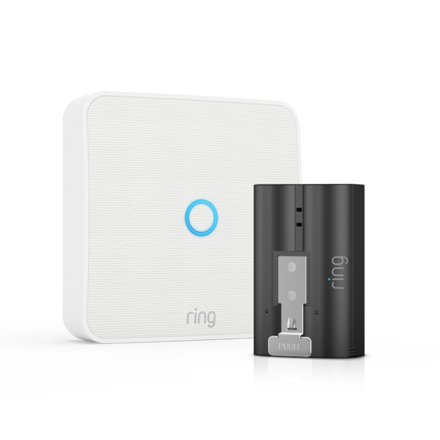 Blanco:Ring Intercom Video + Batería recargable