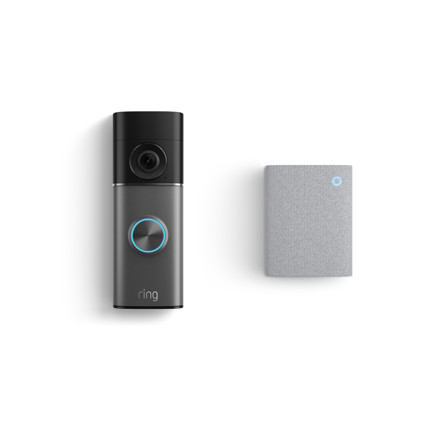 Plateado oscuro:Battery Video Doorbell Pro (última gen.) + Chime (3.ª gen.)