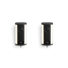 Negro:Spotlight Cam Pro con enchufe (última gen.) pack de 2 unidades