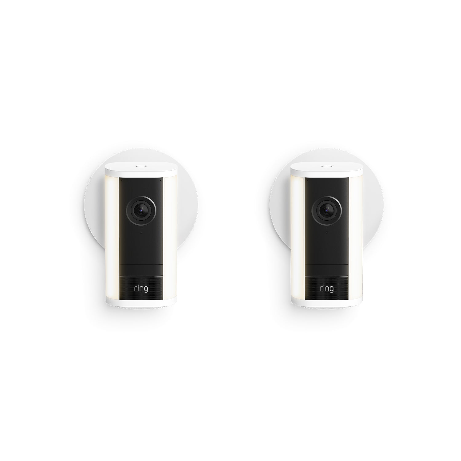 Blanco:Spotlight Cam Pro cableada (última gen.) pack de 2 unidades