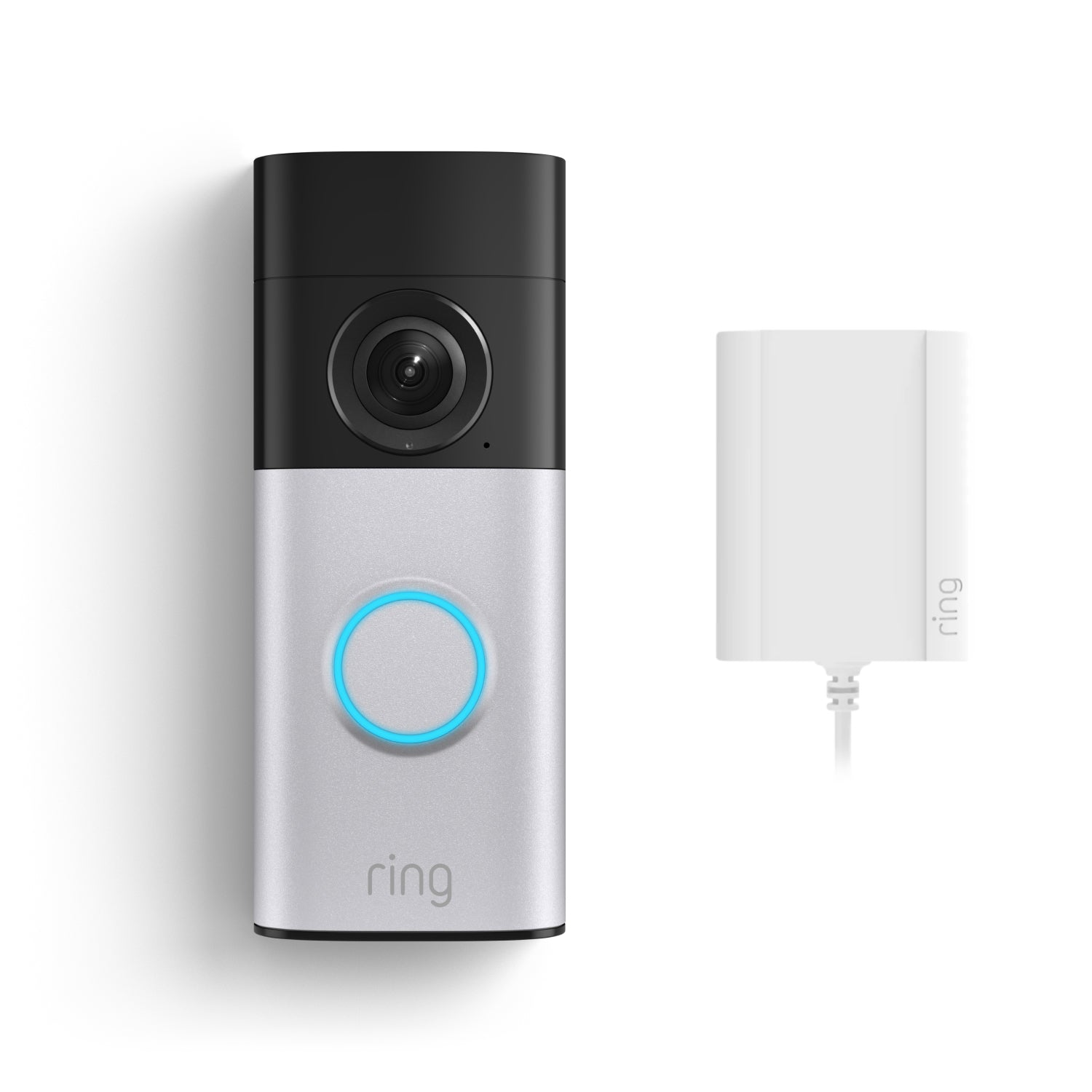 Níquel satinado:Videotimbre cableado Plus (última generación) con adaptador de enchufe