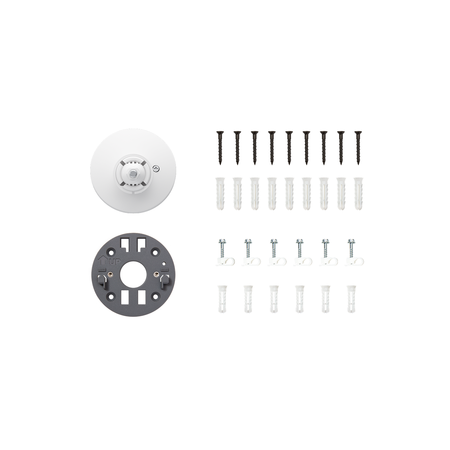 Blanco:Kit de piezas de repuesto (Spotlight Cam con enchufe (2.ª gen.)