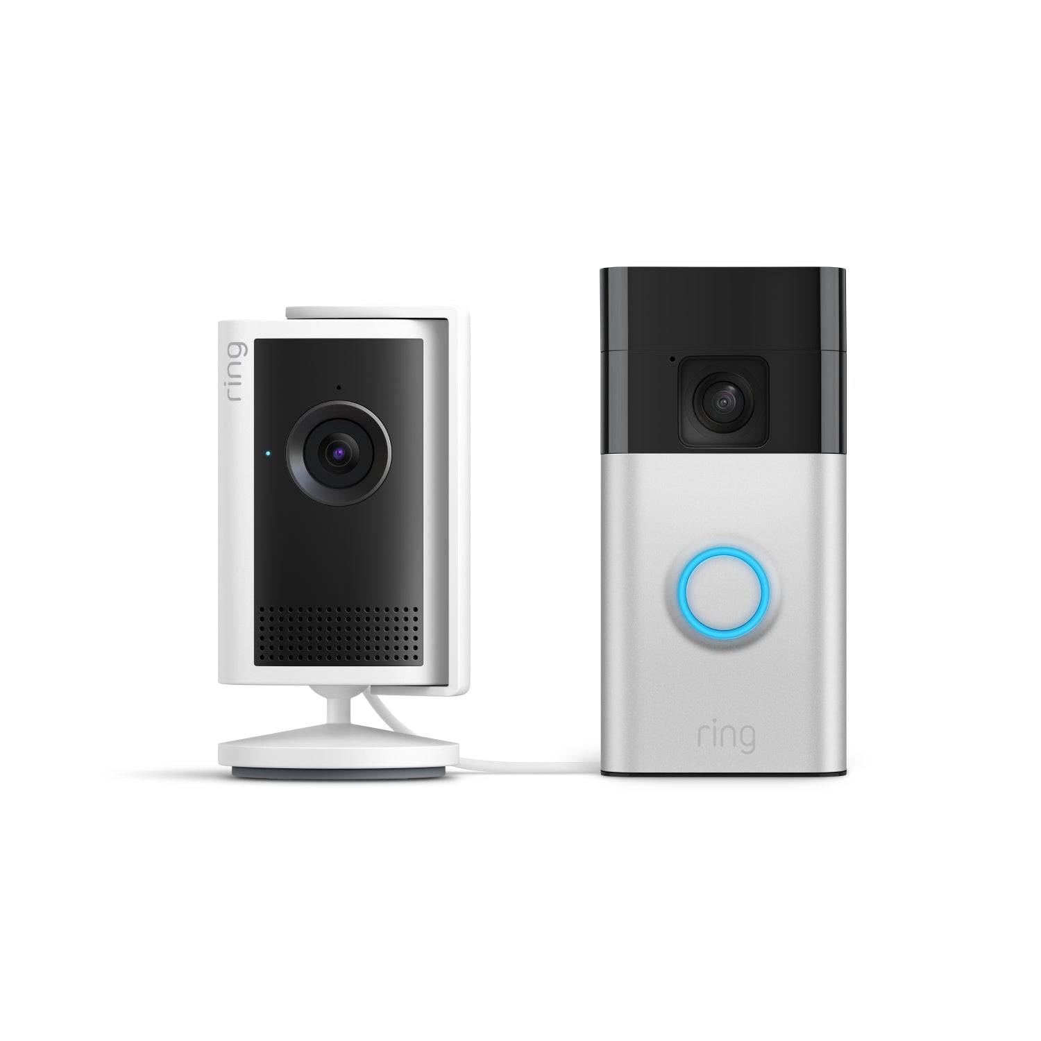 Níquel satinado:Cámara interior Plus + Videotimbre con batería