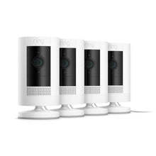 Blanco:4-Pack Stick Up Cam Plug-In