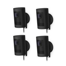 Negro:4-Pack Stick Up Cam Elite