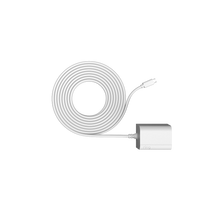 Blanco:Adaptador de alimentación para interiores y exteriores Cable micro-USB (Stick Up Cam Elite)