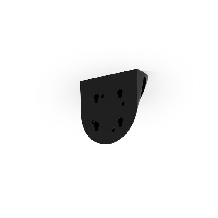 Negro:Adaptador Techo (Spotlight Cam Wired)