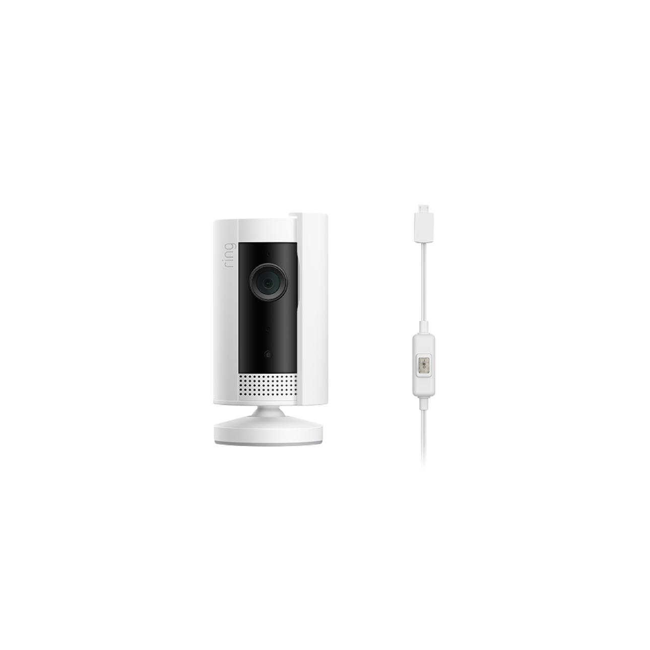 Blanco:Kit de privacidad (Tapa para Indoor Cam 1.ª gen y adaptador de corriente)