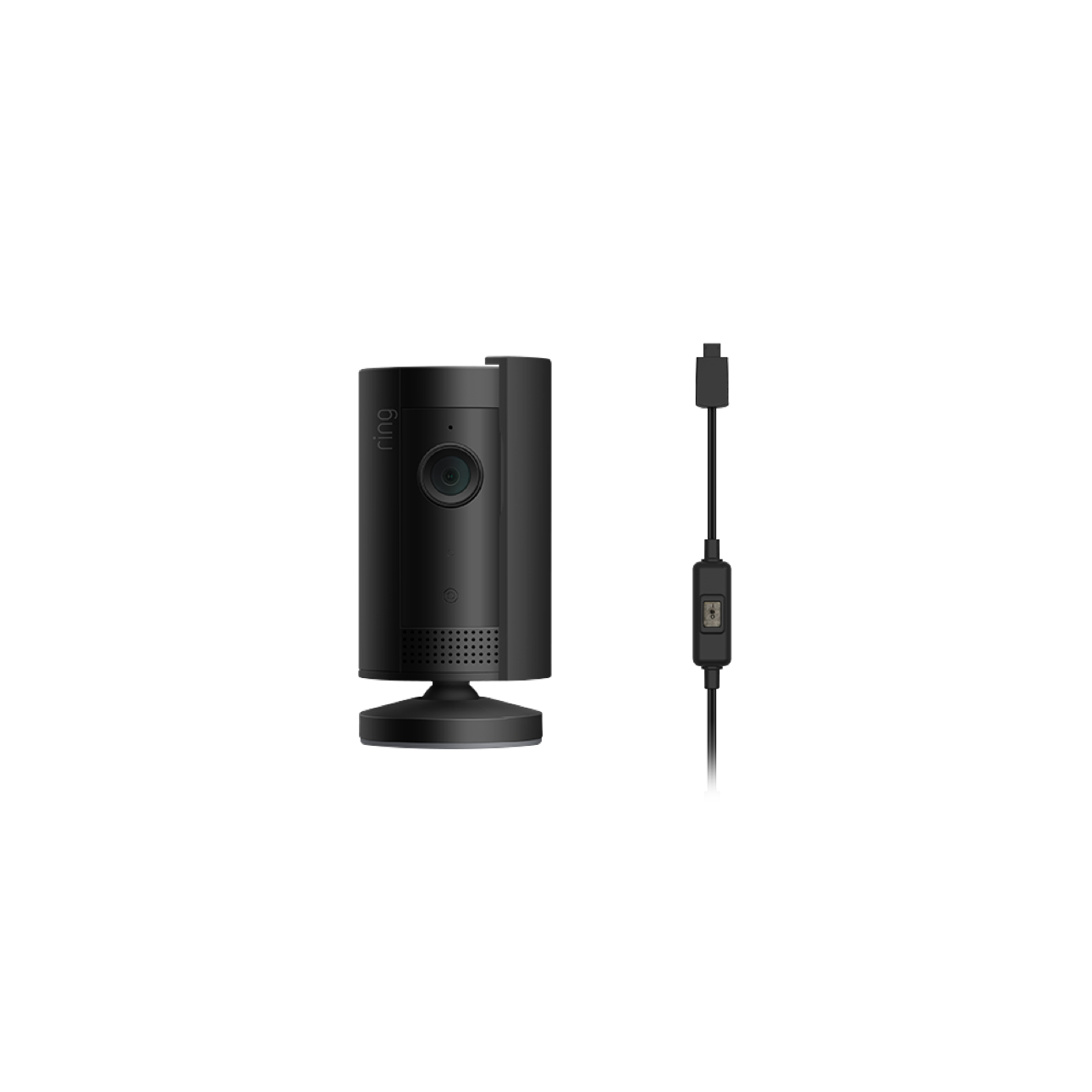 Negro:Kit de privacidad (Tapa para Indoor Cam 1.ª gen y adaptador de corriente)