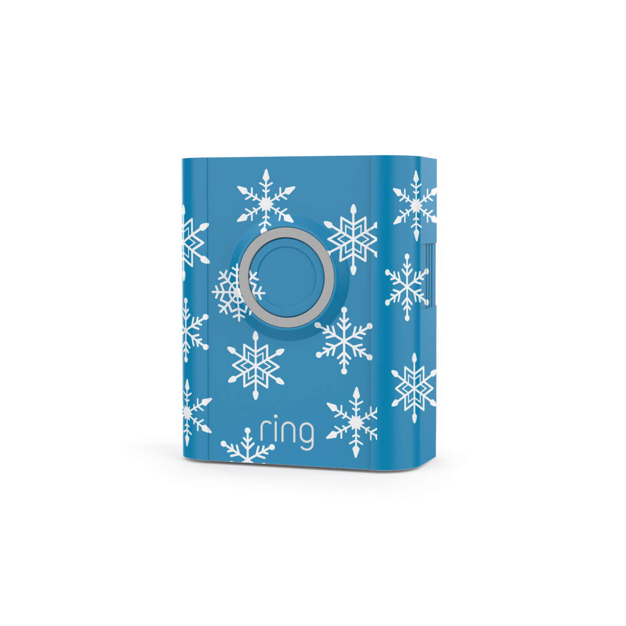 Copos de nieve:Panel frontal festivo intercambiable (Video Doorbell 3, Video Doorbell 3 Plus, Video Doorbell 4, Battery Video Doorbell Plus, Battery Video Doorbell Pro)
