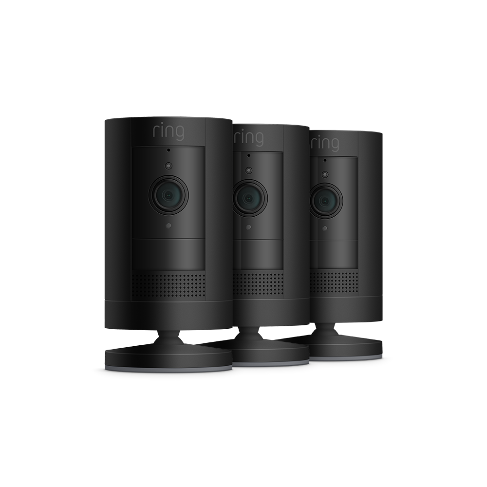 Negro:3-Pack Stick Up Cam Battery