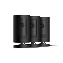 Negro:3-Pack Stick Up Cam Plug-In