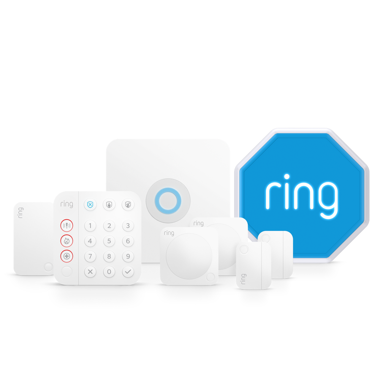 Blanco:Kit de Ring Alarm - M (con sirena)