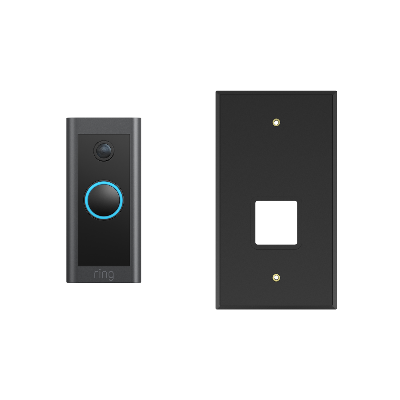 Negro:Kit de retroajuste (Video Doorbell Wired)