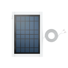 Blanco:Panel solar para videotimbres  (Video Doorbell 2, Video Doorbell 3, Video Doorbell 3 Plus, Video Doorbell 4, Battery Video Doorbell Plus, Battery Video Doorbell Pro)