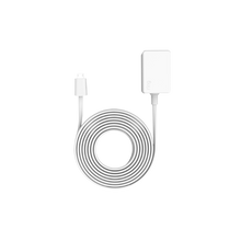Blanco:Adaptador de corriente con cable 3m (Indoor Cam 1.ª gen)