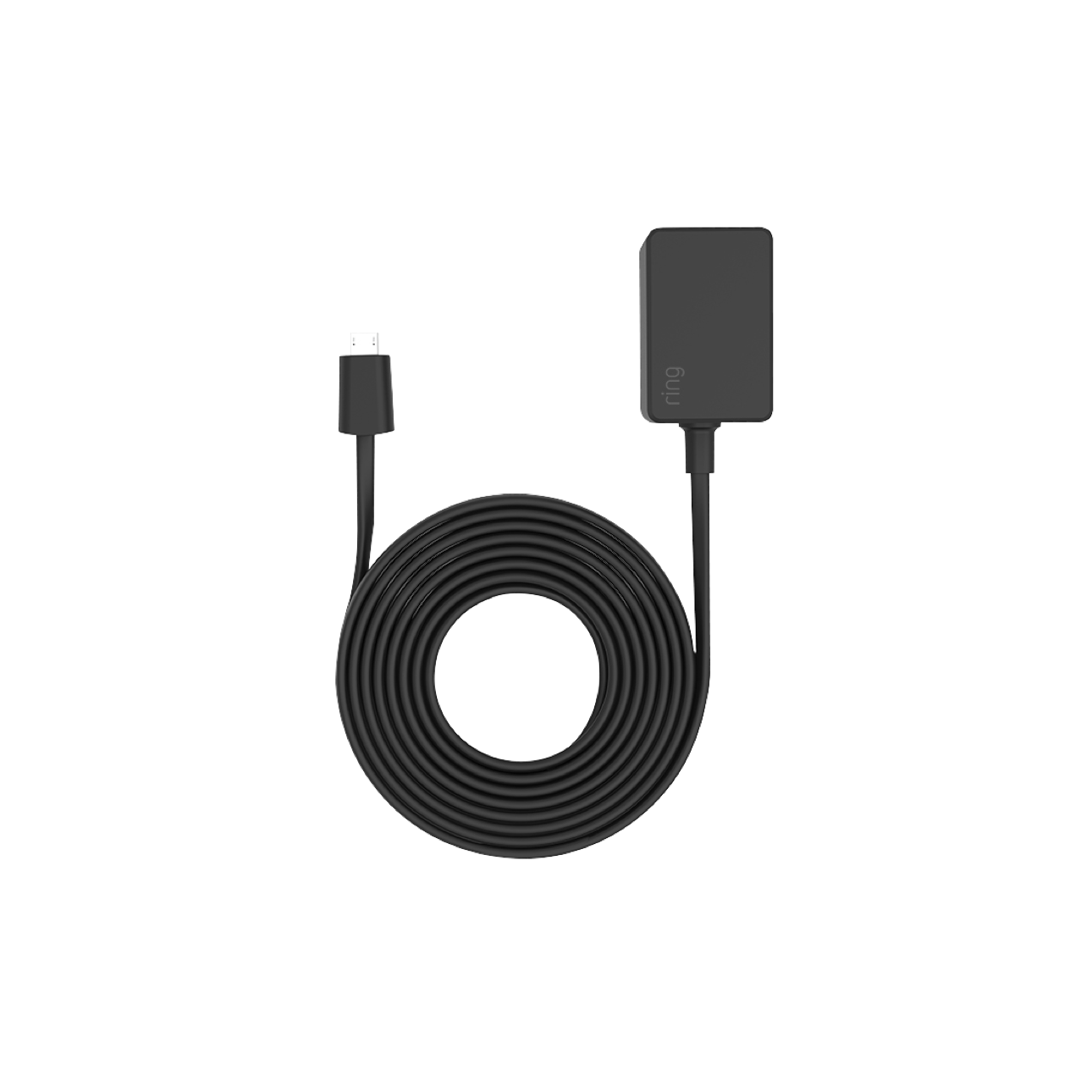 Negro:Adaptador de corriente con cable 3m (Indoor Cam 1.ª gen)