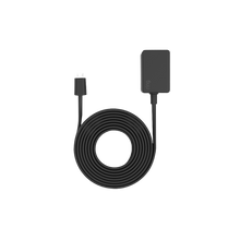 Negro:Adaptador de corriente con cable 3m (Indoor Cam 1.ª gen)