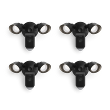 Negro:4-Pack Floodlight Cam Wired Plus