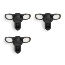Negro:3-Pack Floodlight Cam Wired Pro
