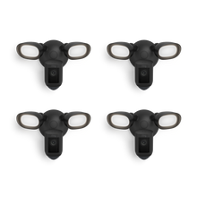 Negro:4-Pack Floodlight Cam Wired Pro
