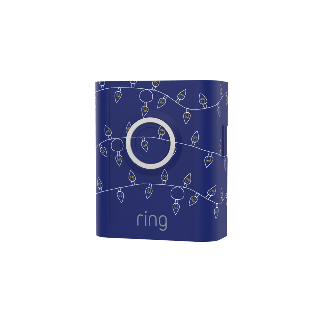Luces de Navidad (azul):Panel frontal festivo intercambiable (Video Doorbell 3, Video Doorbell 3 Plus, Video Doorbell 4, Battery Video Doorbell Plus, Battery Video Doorbell Pro)