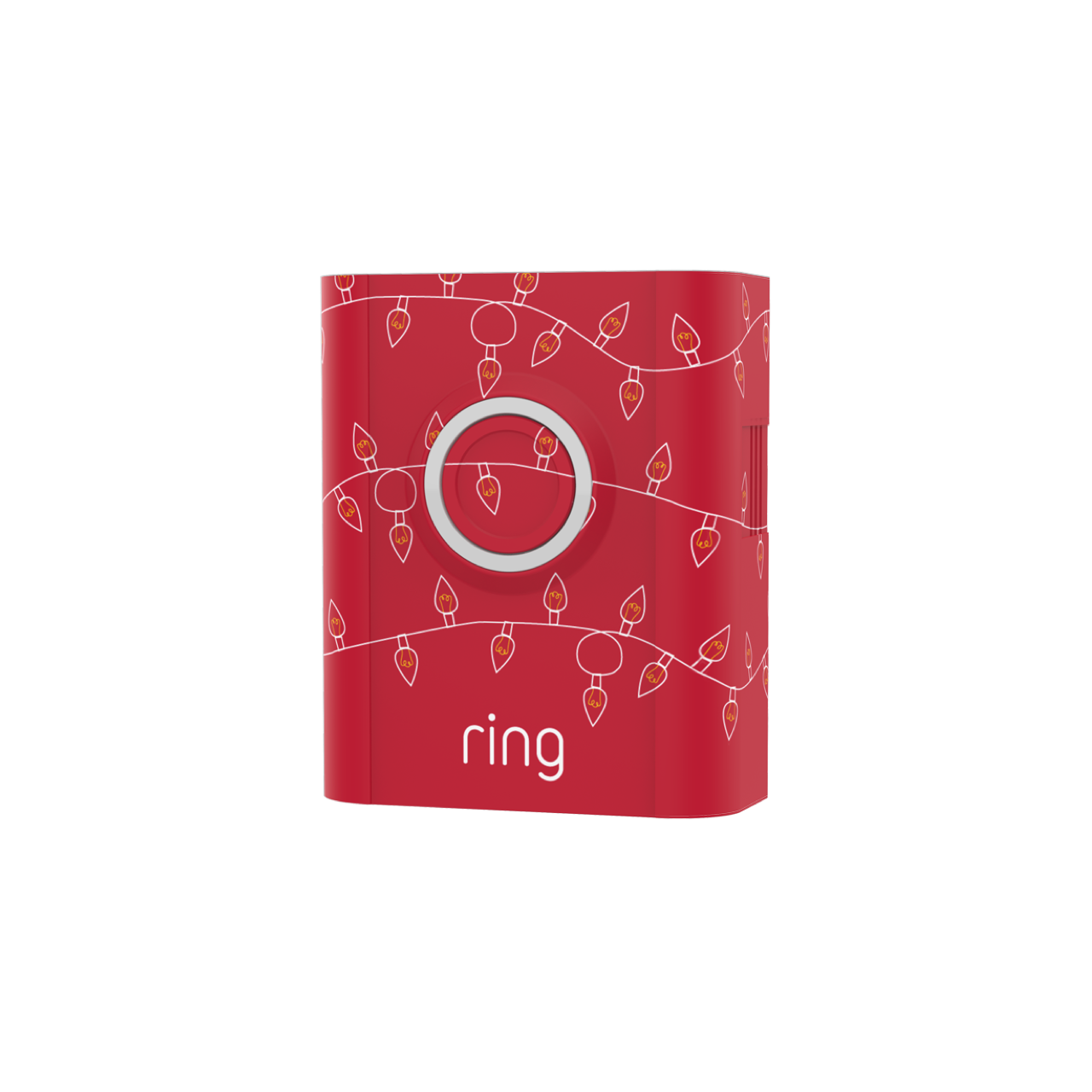 Luces de Navidad (rojo):Panel frontal festivo intercambiable (Video Doorbell 3, Video Doorbell 3 Plus, Video Doorbell 4, Battery Video Doorbell Plus, Battery Video Doorbell Pro)