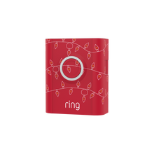 Luces de Navidad (rojo):Panel frontal festivo intercambiable (Video Doorbell 3, Video Doorbell 3 Plus, Video Doorbell 4, Battery Video Doorbell Plus, Battery Video Doorbell Pro)