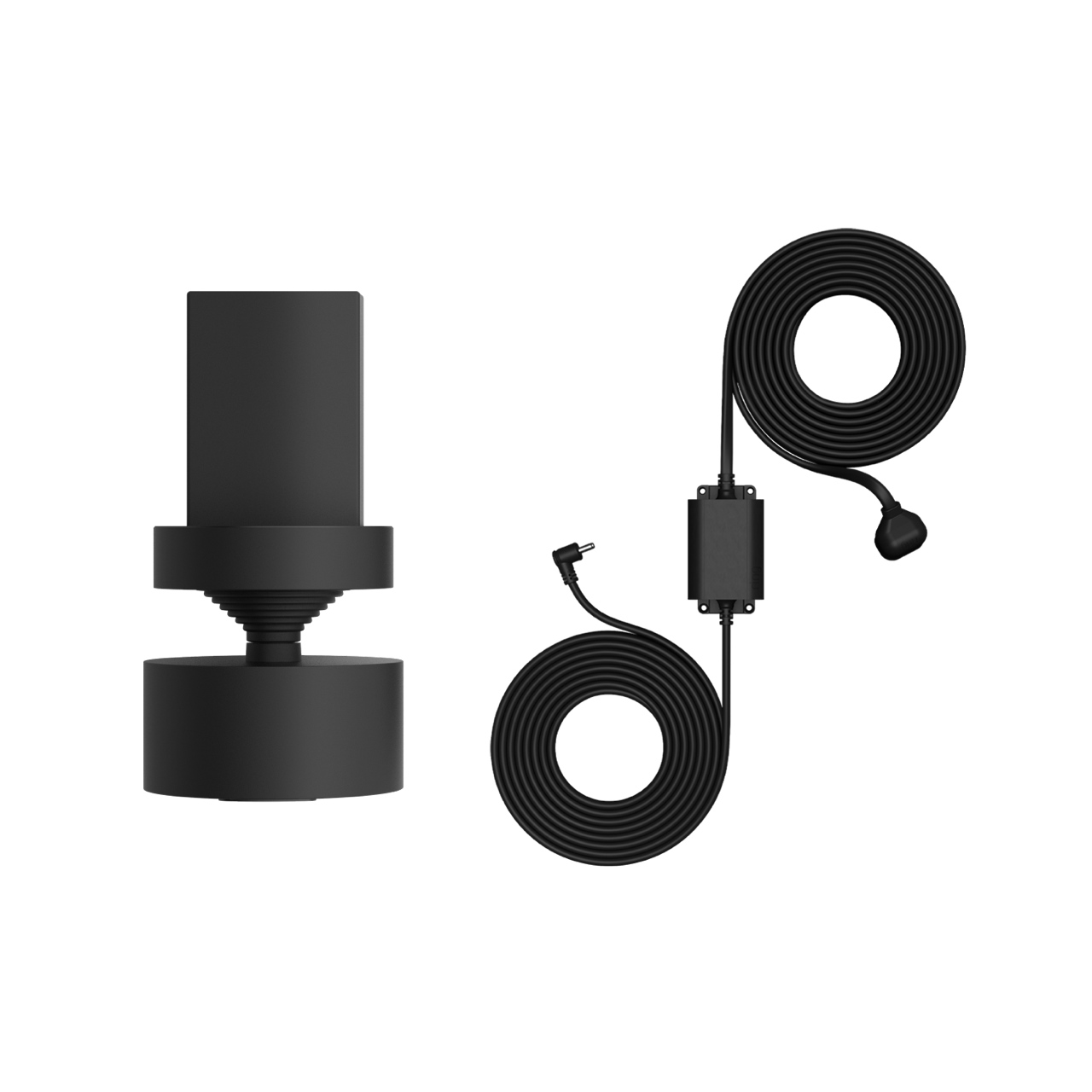 Negro:Montura orientable con adaptador de corriente interior/exterior (Stick Up Cam Battery (3.ª gen.))