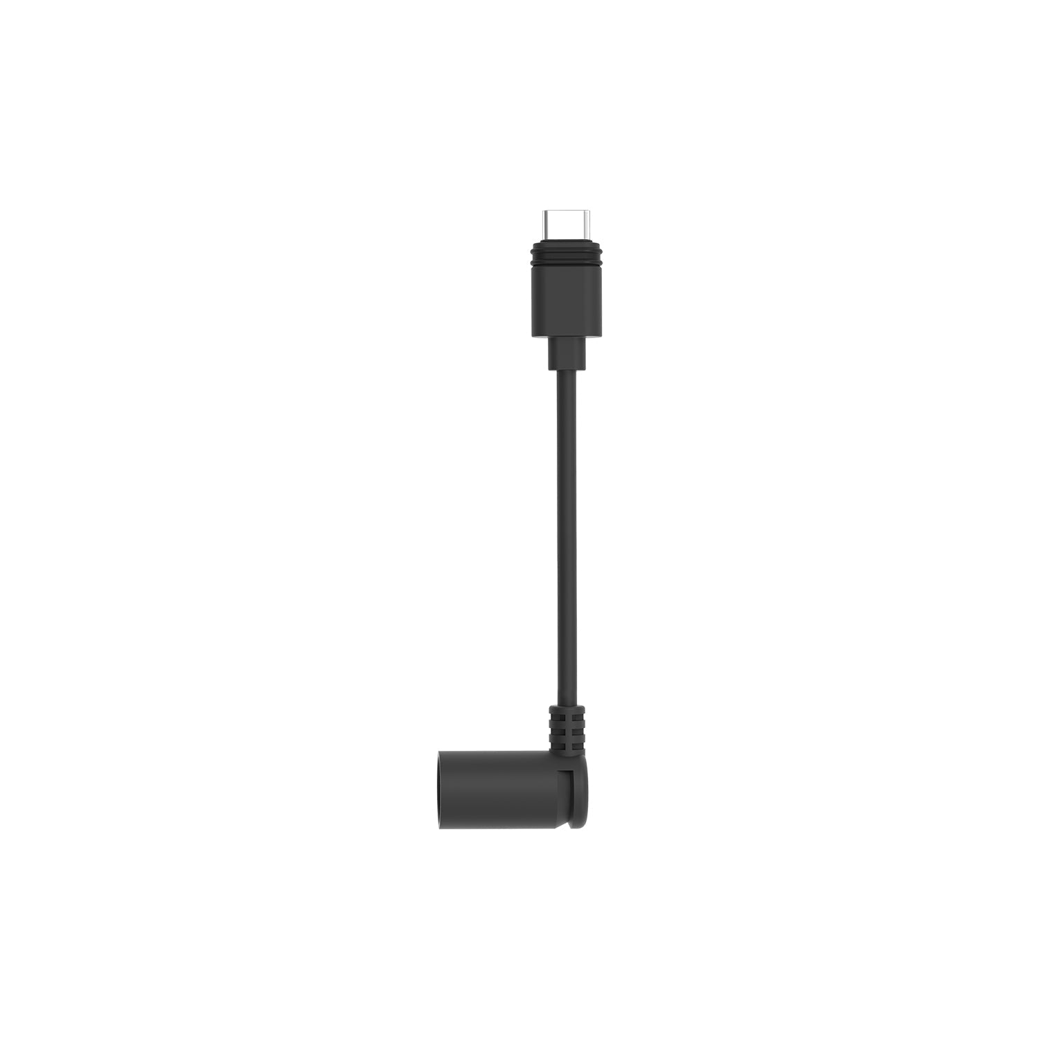 Negro:Adaptador de conector cilíndrico a USB-C (Paneles solares con conector cilíndrico y cámaras de seguridad USB-C)