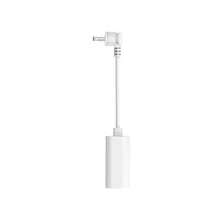 Blanco:Adaptador de USB-C a conector cilíndrico (Paneles solares USB-C y cámaras de seguridad con conector cilíndrico)
