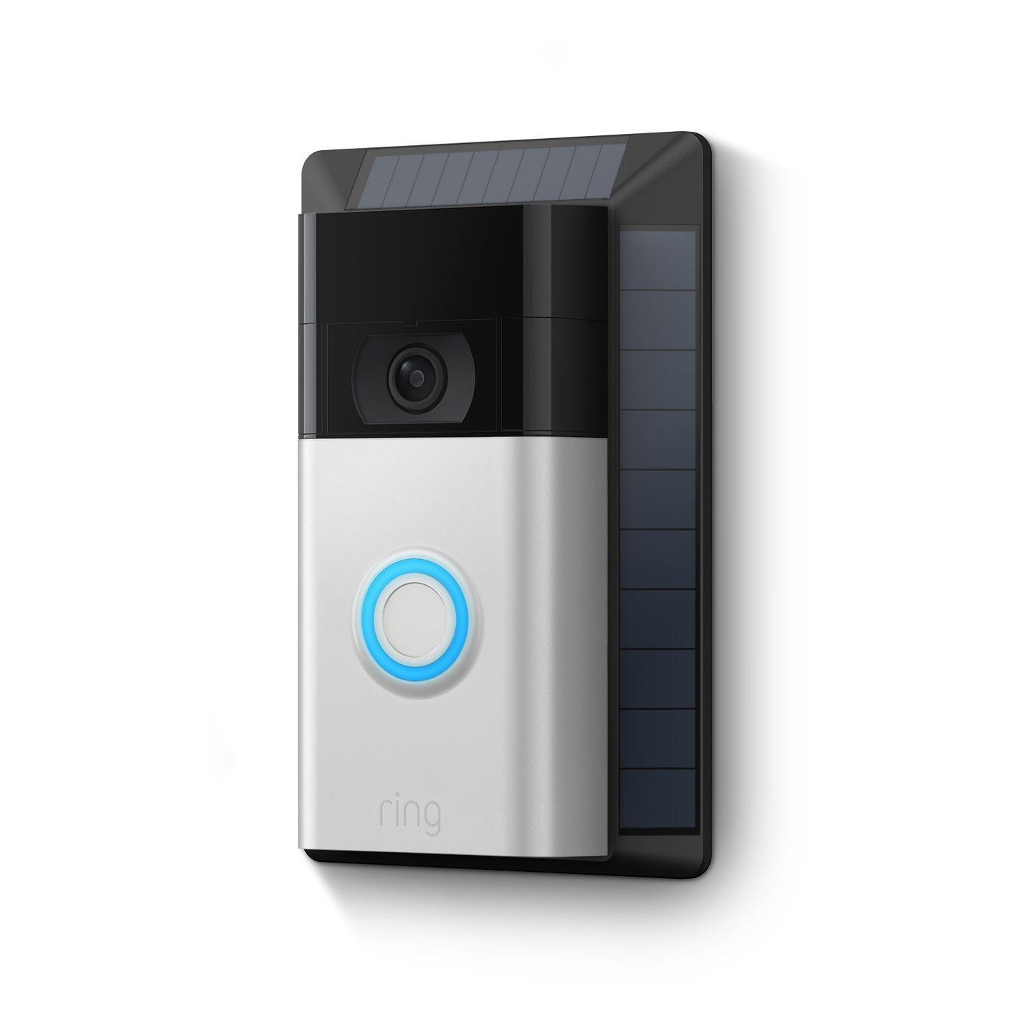 Negro:Cargador solar para timbres con batería 2.ª generación (Video Doorbell (2.ª generación))