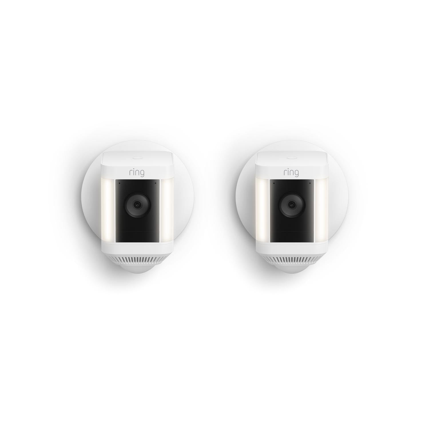 Blanco:2-Pack Spotlight Cam Plus Wired