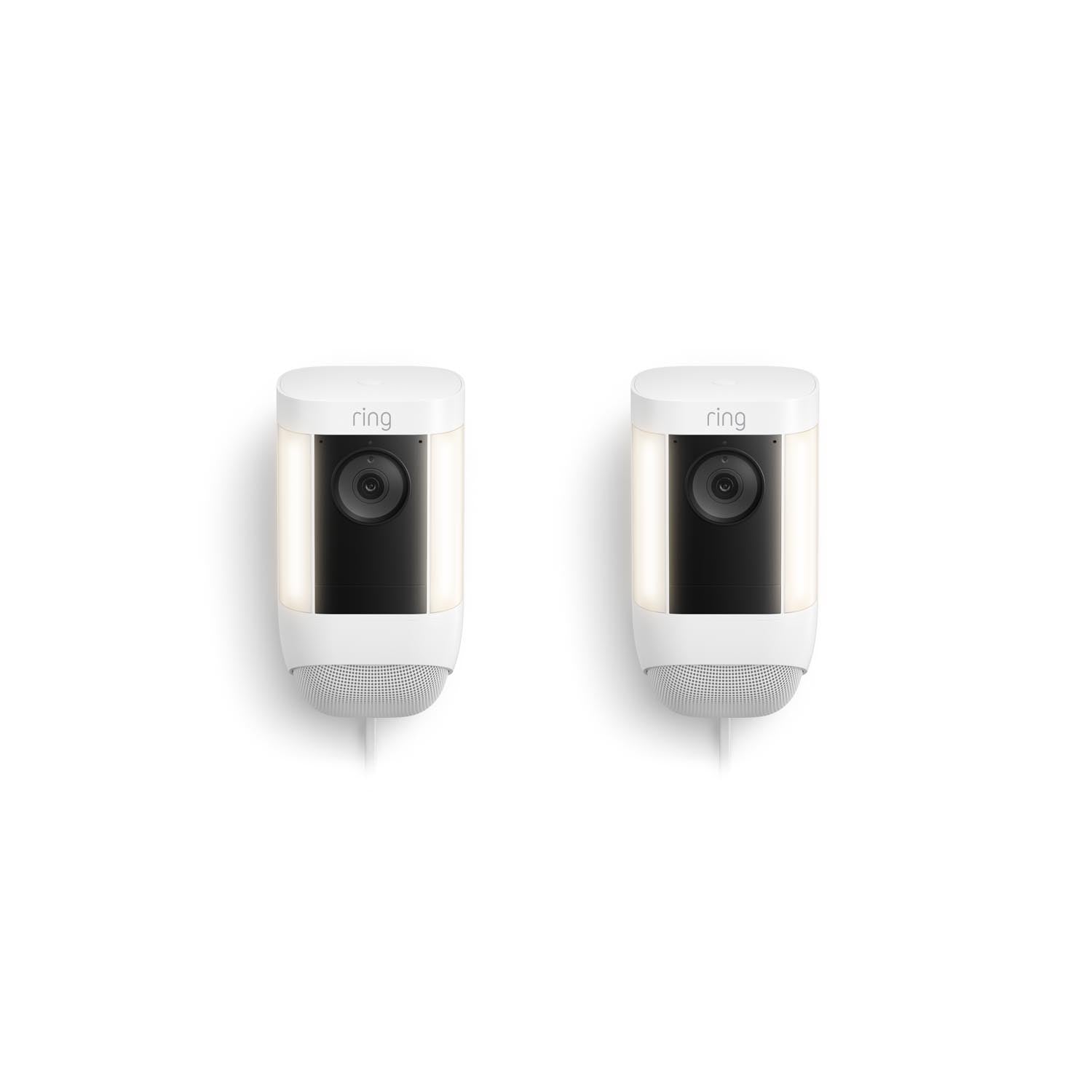 Blanco:2-Pack Spotlight Cam Pro Plug-In