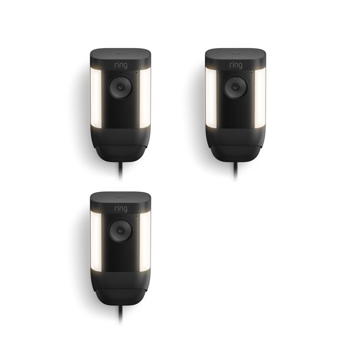 Negro:3-Pack Spotlight Cam Pro Plug-In