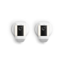 Blanco:2-Pack Spotlight Cam Pro Wired