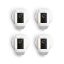Blanco:4-Pack Spotlight Cam Pro Wired