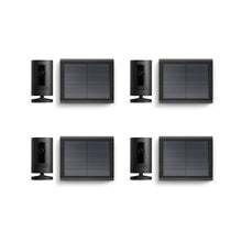 Negro:4-Pack Stick Up Cam Solar
