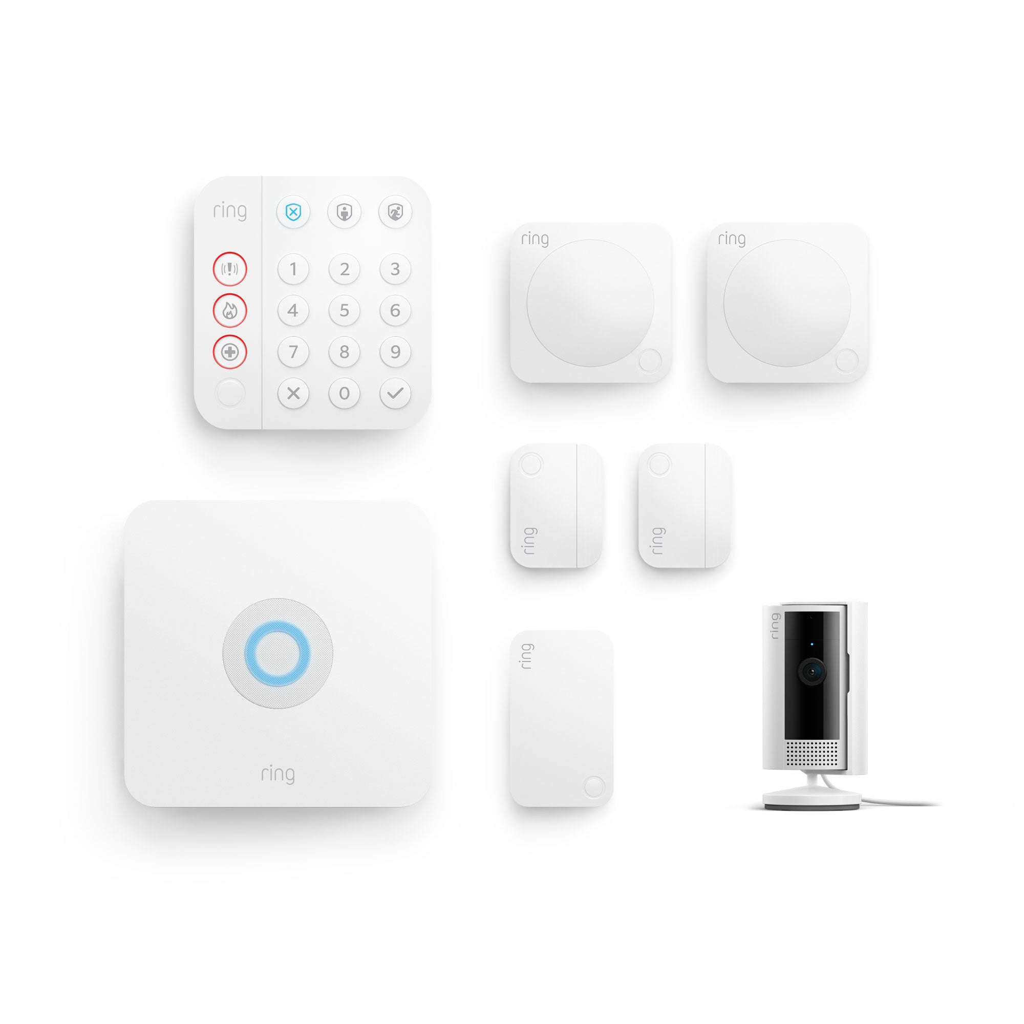 Blanco:Kit de Ring Alarm + Indoor Camera - M