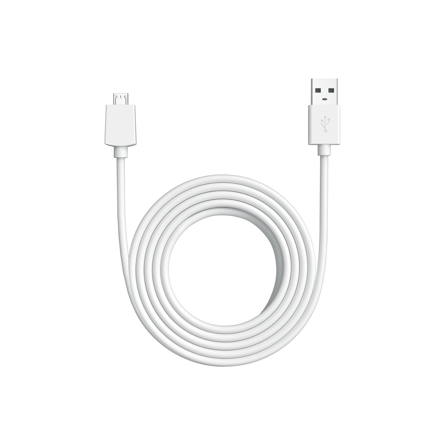Blanco:Cable de alimentación USB-A a micro-USB de 3 m (Indoor Camera 2.ª gen.)