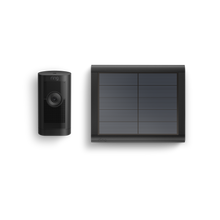 Negro:Cámara exterior Pro solar (Stick Up Cam Pro)